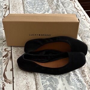 Lucky Brand Women's Classic Black Flats